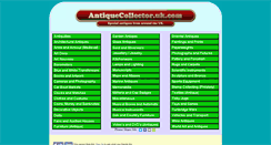 Desktop Screenshot of antiquecollector.uk.com