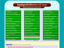 Tablet Screenshot of antiquecollector.uk.com